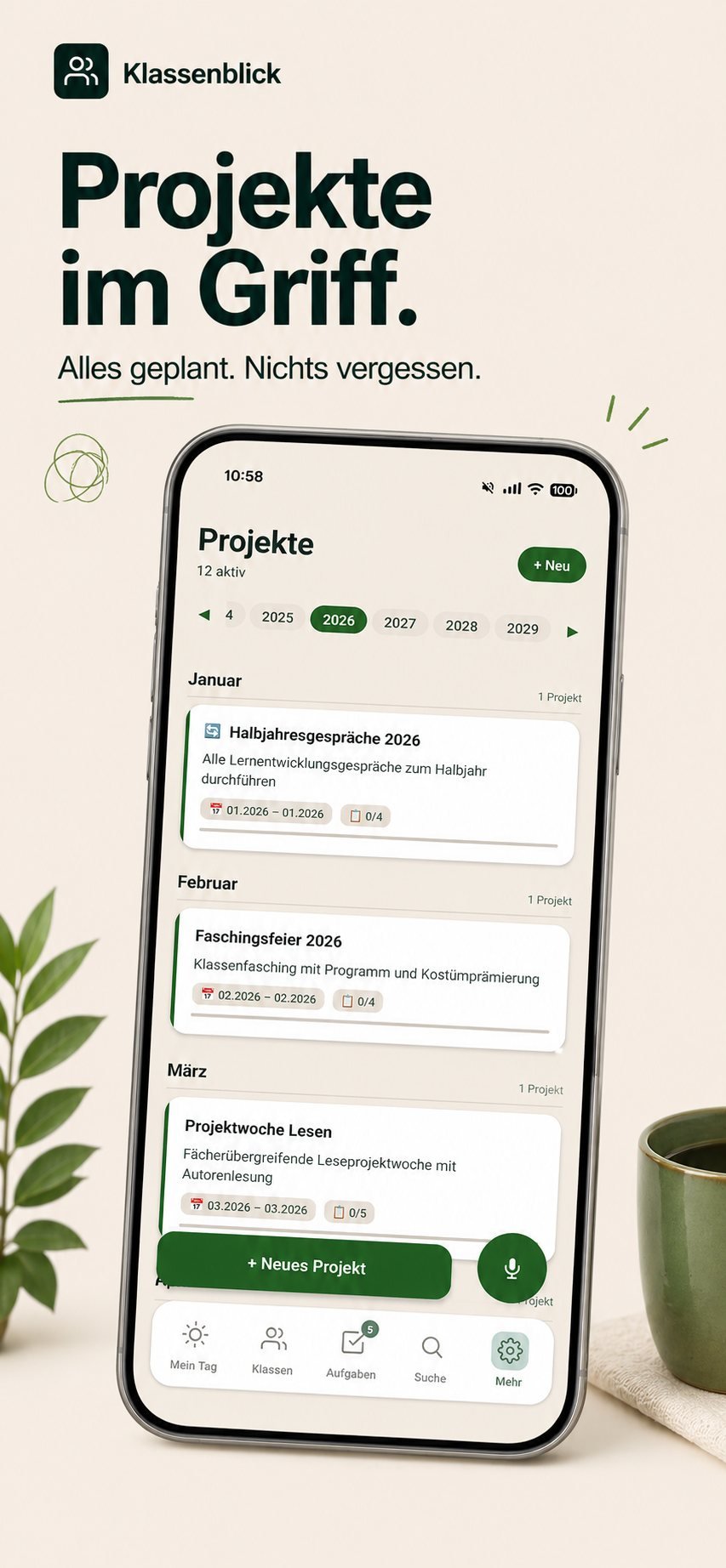 Projektübersicht